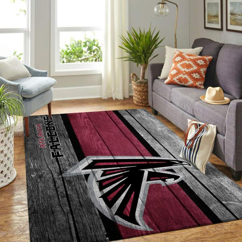 Atlanta Falcon Rug NFL Area Rug Bathroom Rug Indoor Rugs Rectangle Carpet