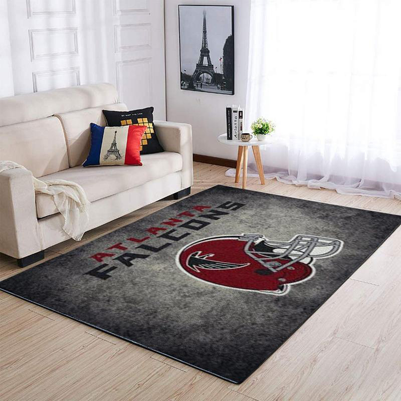 Atlanta Falcon Area Rug NFL Area Rug Living Room Rug Indoor Rugs Rectangle Carpet