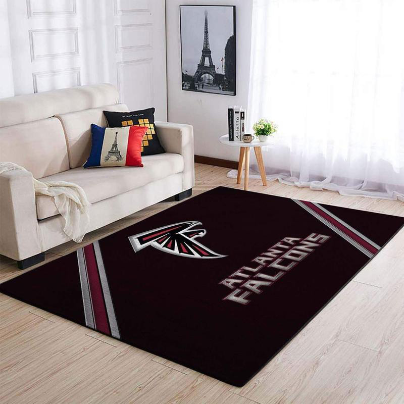 Atlanta Falcon Rug NFL Area Rug Bathroom Rug Indoor Indoor Rugs Rectangle Carpet