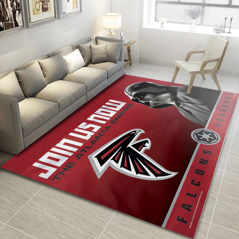 Atlanta Falcon Rug NFL Area Rug Bathroom Rugs Indoor Indoor Rug Rectangle Carpet