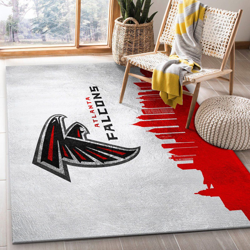 Atlanta Falcon Area Rug NFL Area Rug Kitchen Rug Indoor Rugs Rectangle Carpet