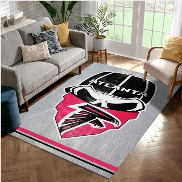Atlanta Falcon Area Rug NFL Area Rug Dining Room Rug Indoor Indoor Rug Rectangle Carpet