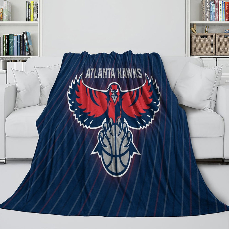 Atlanta Hawks Blanket FLeece Blanket Throw Blanket