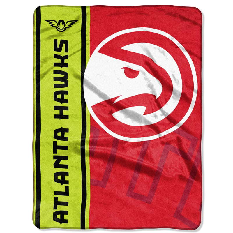 Atlanta Hawks Blanket Sherpa Blanket Throw Blanket