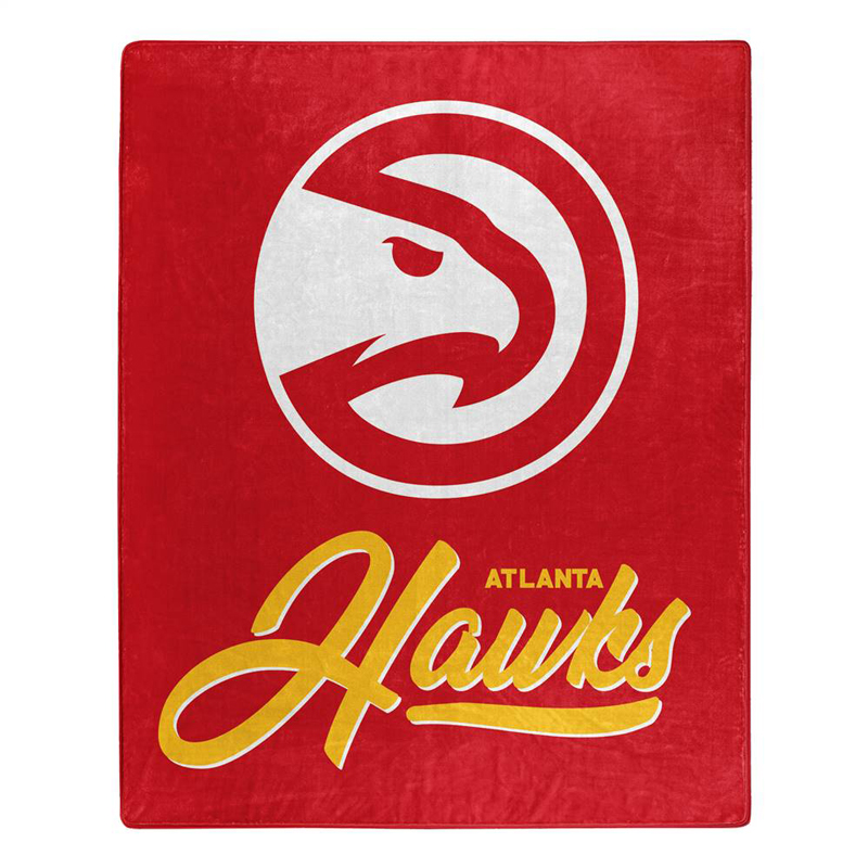 Atlanta Hawks Blanket Sherpa Blanket Throw Blanket