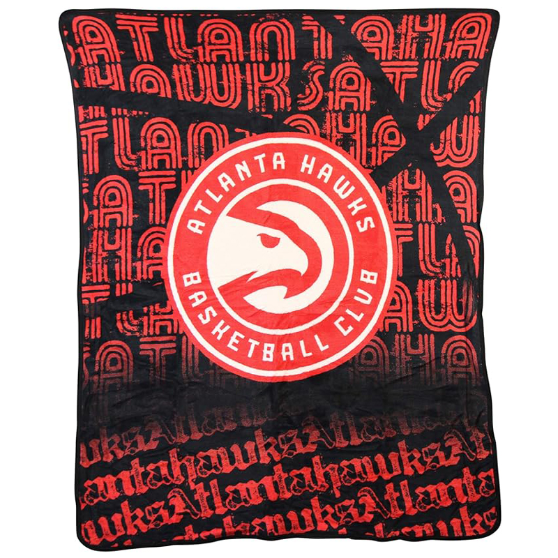 Atlanta Hawks Blanket Sherpa Blanket Throw Blanket
