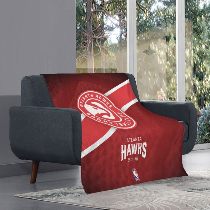 Atlanta Hawks Blankets FLeece Blanket Throw Blanket