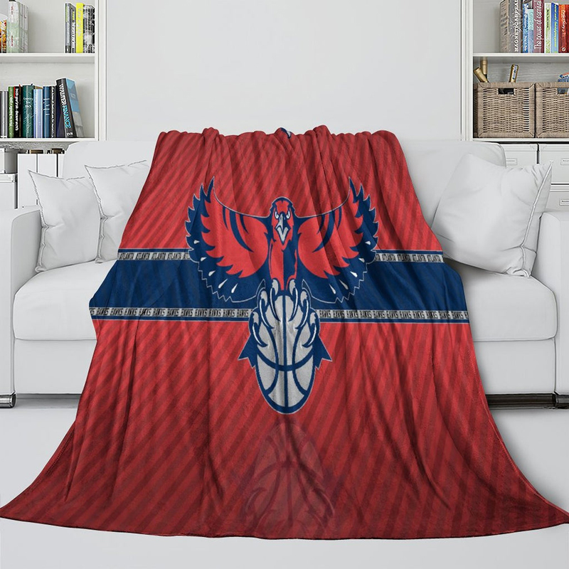 Atlanta Hawks Blankets Sherpa Blanket Throw Blanket