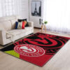 Atlanta Hawks Area Rug NBA Area Rug Bathroom Rug Indoor Rugs Rectangle Carpet atlanta hawks rug living room carpet regtangle carpet floor decor home decor ver 23