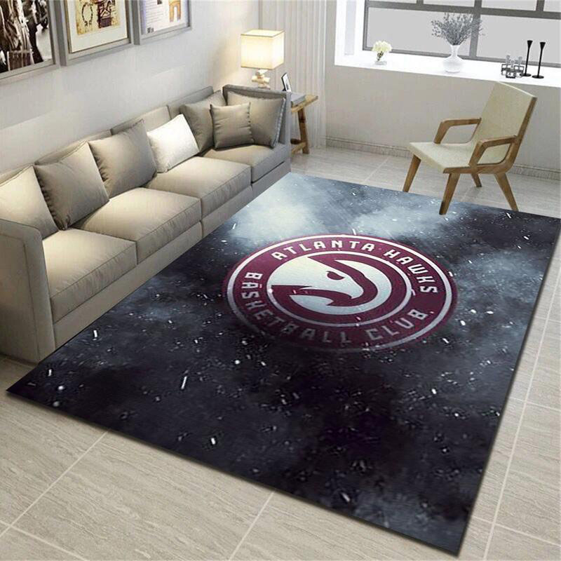 Atlanta Hawks Rug NBA Area Rug Bedroom Rug Indoor Rugs Rectangle Carpet