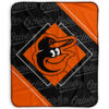 baltimore orioles blanket fleece blanket throw blanket v24