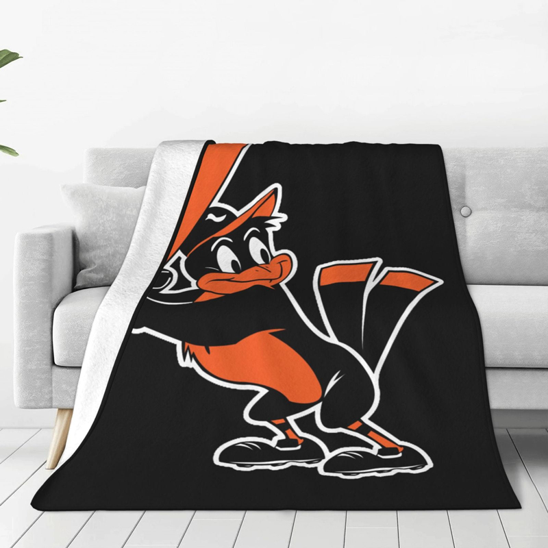 Baltimore Orioles Blanket Sherpa Blanket Throw Blanket