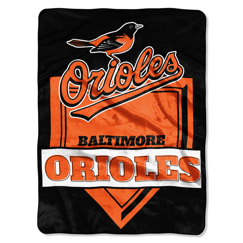 Baltimore Orioles Blanket Sherpa Blanket Throw Blanket