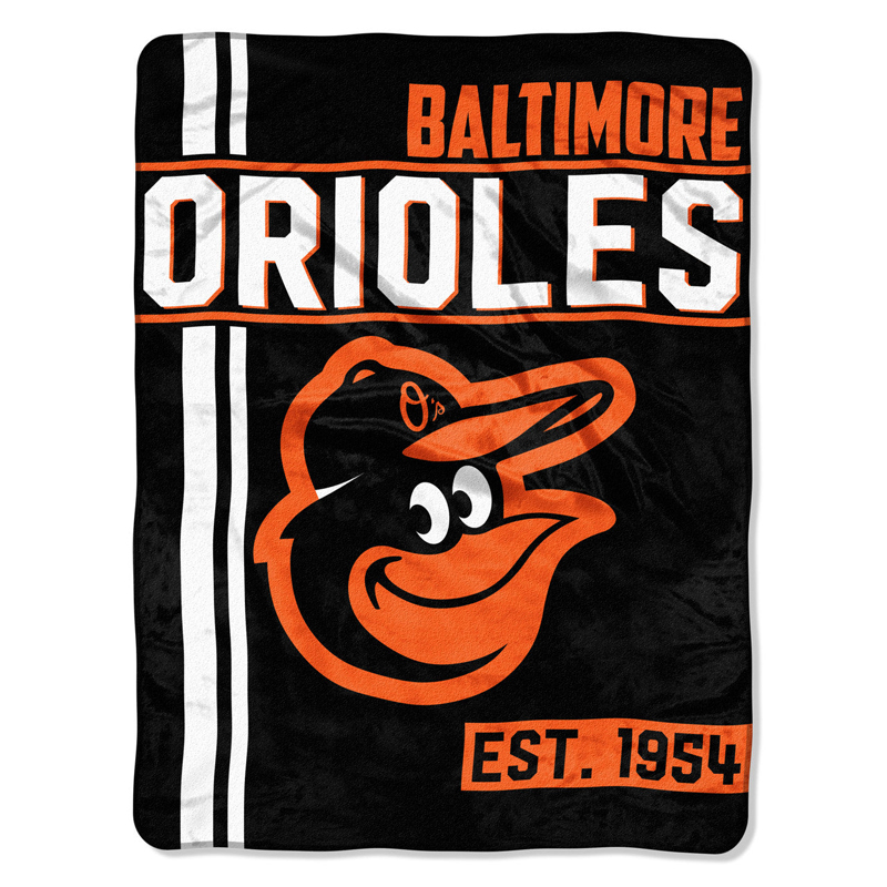 Baltimore Orioles Blanket Sherpa Blanket Throw Blanket