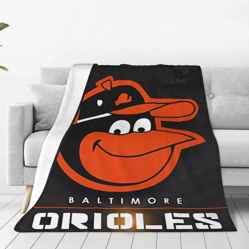 Baltimore Orioles Blanket Sherpa Blanket Throw Blanket