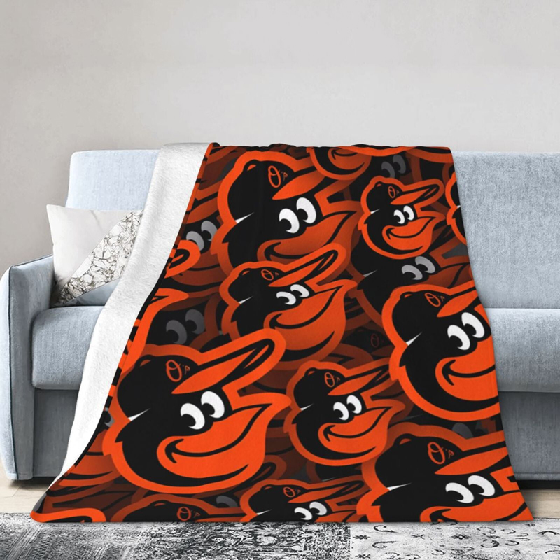 Baltimore Orioles Blankets FLeece Blanket Throw Blanket