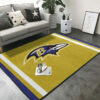 baltimore ravens area rug bathroom rug floor rug regtangle carpet home decor ver 145