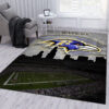 Baltimore Ravens Area Rug NFL Area Rug Bedroom Rug Indoor Rugs Rectangle Carpet baltimore ravens area rug living room rug floor rug regtangle carpet home decor ver 154