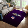baltimore ravens area rug living room rug floor rug regtangle carpet home decor ver 155