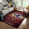 baltimore ravens area rug living room rug floor rug regtangle carpet home decor ver 156