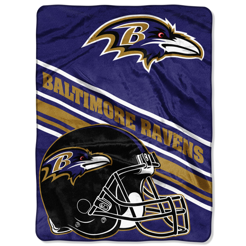 Baltimore Ravens Blanket FLeece Blanket Throw Blanket
