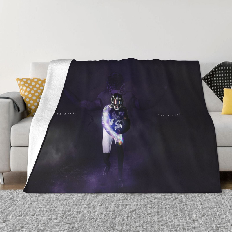 Baltimore Ravens Blanket FLeece Blanket Throw Blanket