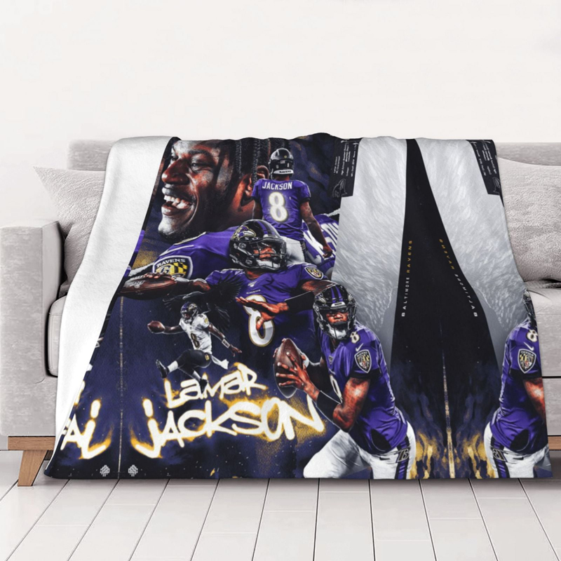 Baltimore Ravens Blanket FLeece Blanket Throw Blanket