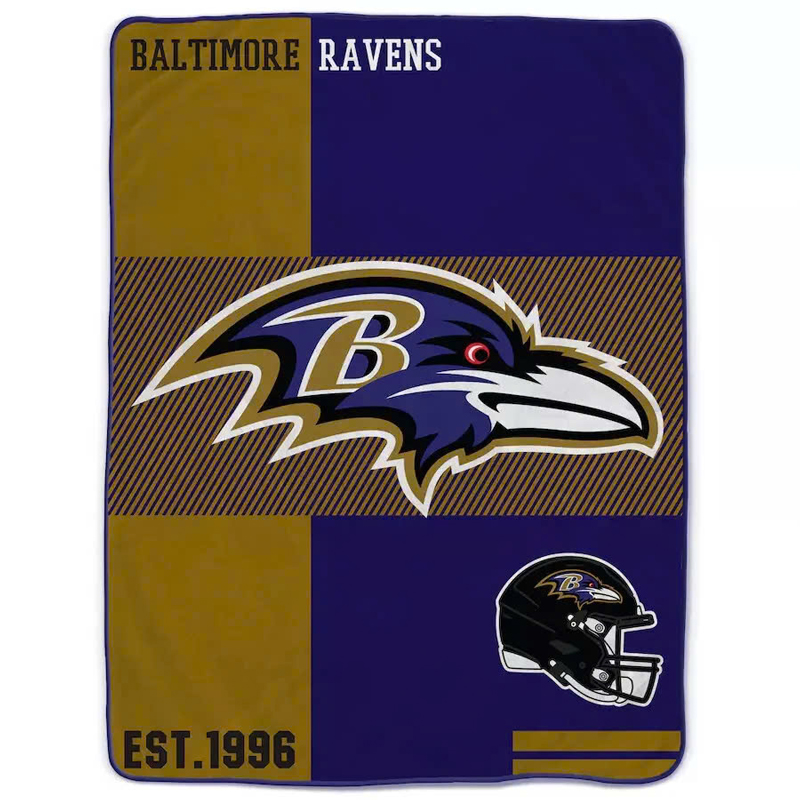Baltimore Ravens Blanket FLeece Blanket Throw Blanket