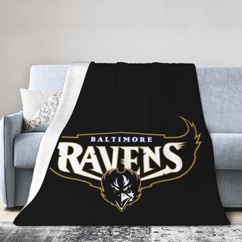 Baltimore Ravens Blanket Sherpa Blanket Throw Blanket