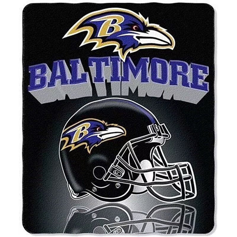 Baltimore Ravens Blanket Sherpa Blanket Throw Blanket