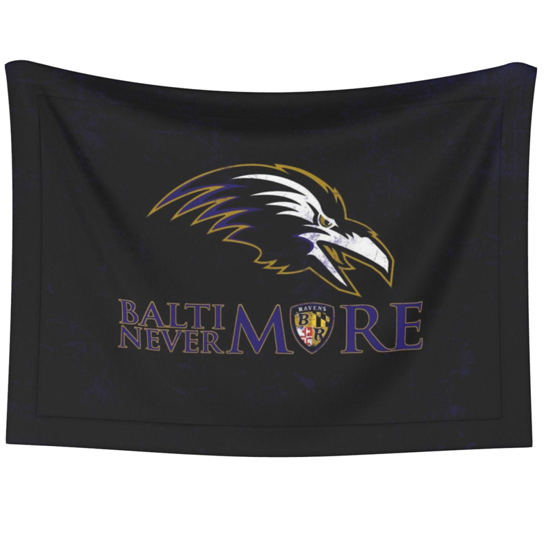 Baltimore Ravens Blanket Sherpa Blanket Throw Blanket