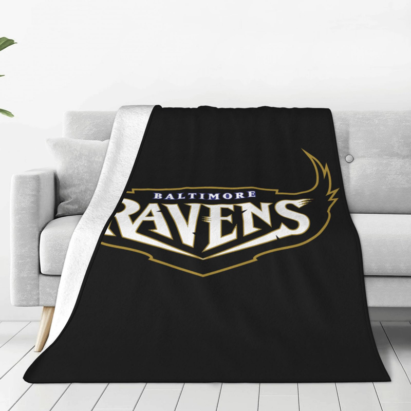Baltimore Ravens Blanket Sherpa Blanket Throw Blanket