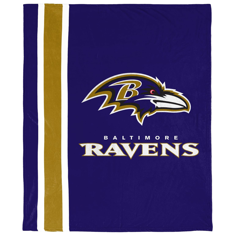 Baltimore Ravens Blanket Sherpa Blanket Throw Blanket