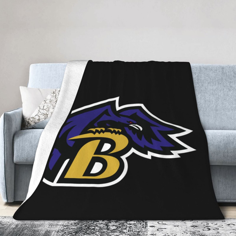 Baltimore Ravens Blanket Sherpa Blanket Throw Blanket