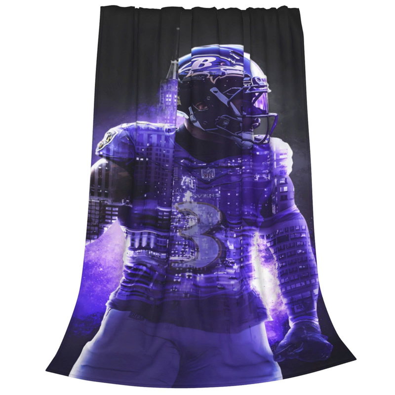 Baltimore Ravens Blanket Sherpa Blanket Throw Blanket