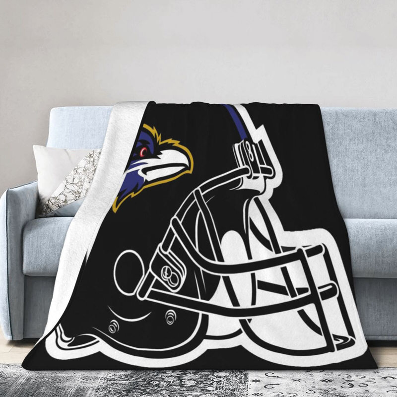 Baltimore Ravens Blanket Sherpa Blanket Throw Blanket