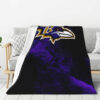 Baltimore Ravens Blanket Sherpa Blanket Throw Blanket baltimore ravens blanket sherpa blanket throw blanket v5