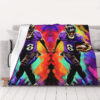 baltimore ravens blanket sherpa blanket throw blanket v86
