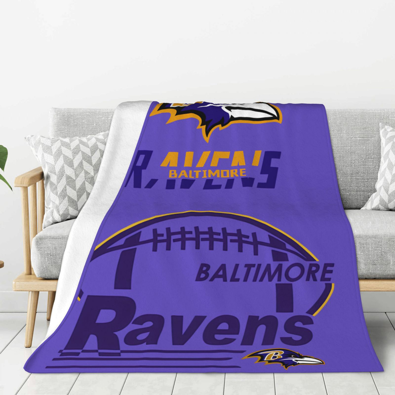 Baltimore Ravens Blankets FLeece Blanket Throw Blanket