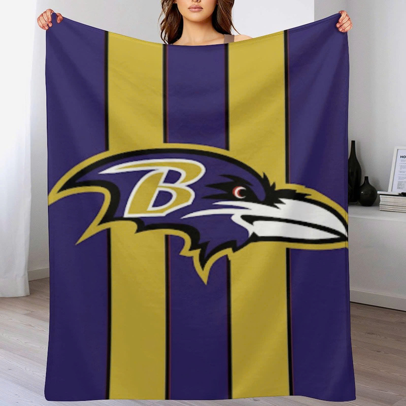 Baltimore Ravens Blankets FLeece Blanket Throw Blanket