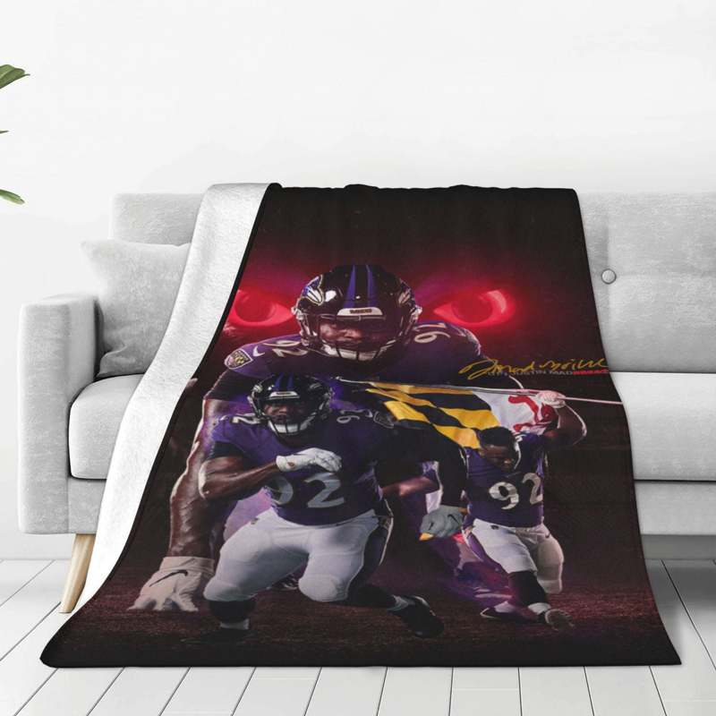 Baltimore Ravens Blankets Sherpa Blanket Throw Blanket