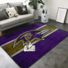 Baltimore Ravens Rug NFL Area Rug Bathroom Rug Indoor Rug Rectangle Carpet baltimore ravens carpet living room rug floor rug regtangle carpet home decor ver 175