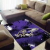 Baltimore Ravens Area Rug NFL Area Rug Living Room Area Rug Indoor Rug Rectangle Carpet baltimore ravens rug bathroom rug floor rug regtangle carpet home decor ver 193