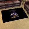 Baltimore Ravens Area Rug NFL Area Rug Bathroom Rug Indoor Indoor Rug Rectangle Carpet baltimore ravens rug bathroom rug floor rug regtangle carpet home decor ver 194