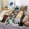 bear blanket bear comfort blanket fleece blanket throw blanket v12