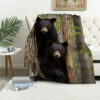 bear blanket bear comfort blanket fleece blanket throw blanket v19