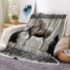 bear blanket bear comfort blanket fleece blanket throw blanket v2