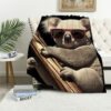 bear blanket bear comfort blanket fleece blanket throw blanket v34
