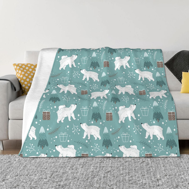 Bear Blanket Bear Comfort Blanket Fleece Blanket Throw Blanket Ver 39