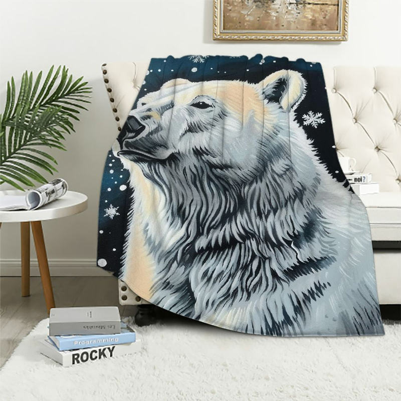 Bear Blanket Bear Comfort Blanket Fleece Blanket Throw Blanket Ver 43